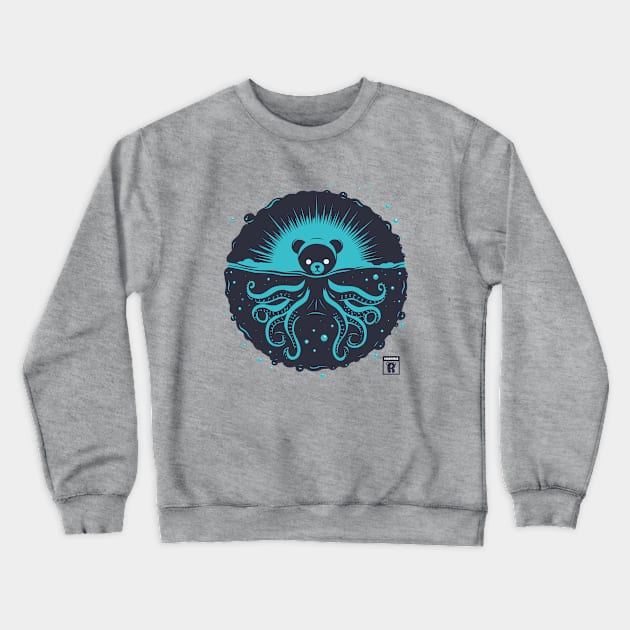 Kraken Bear Crewneck Sweatshirt by Rudy Resonates